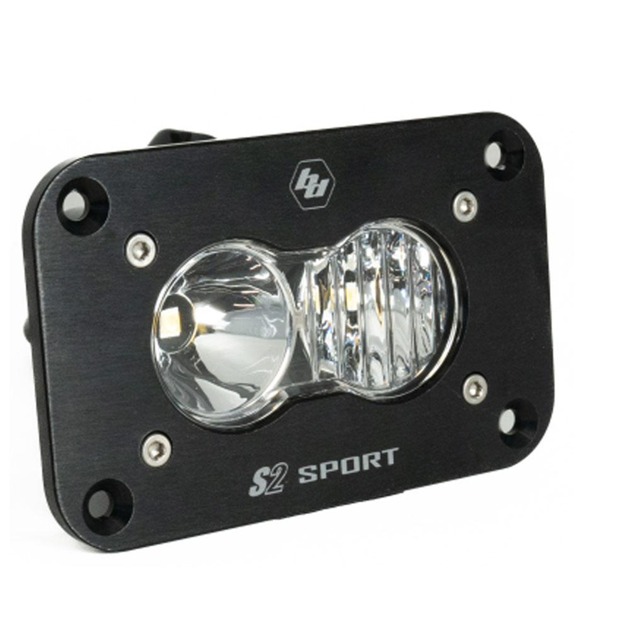 S2 Sport Flush Mounted LED Pod Light, Driving/Cornering, Clear | Universal  | 541003