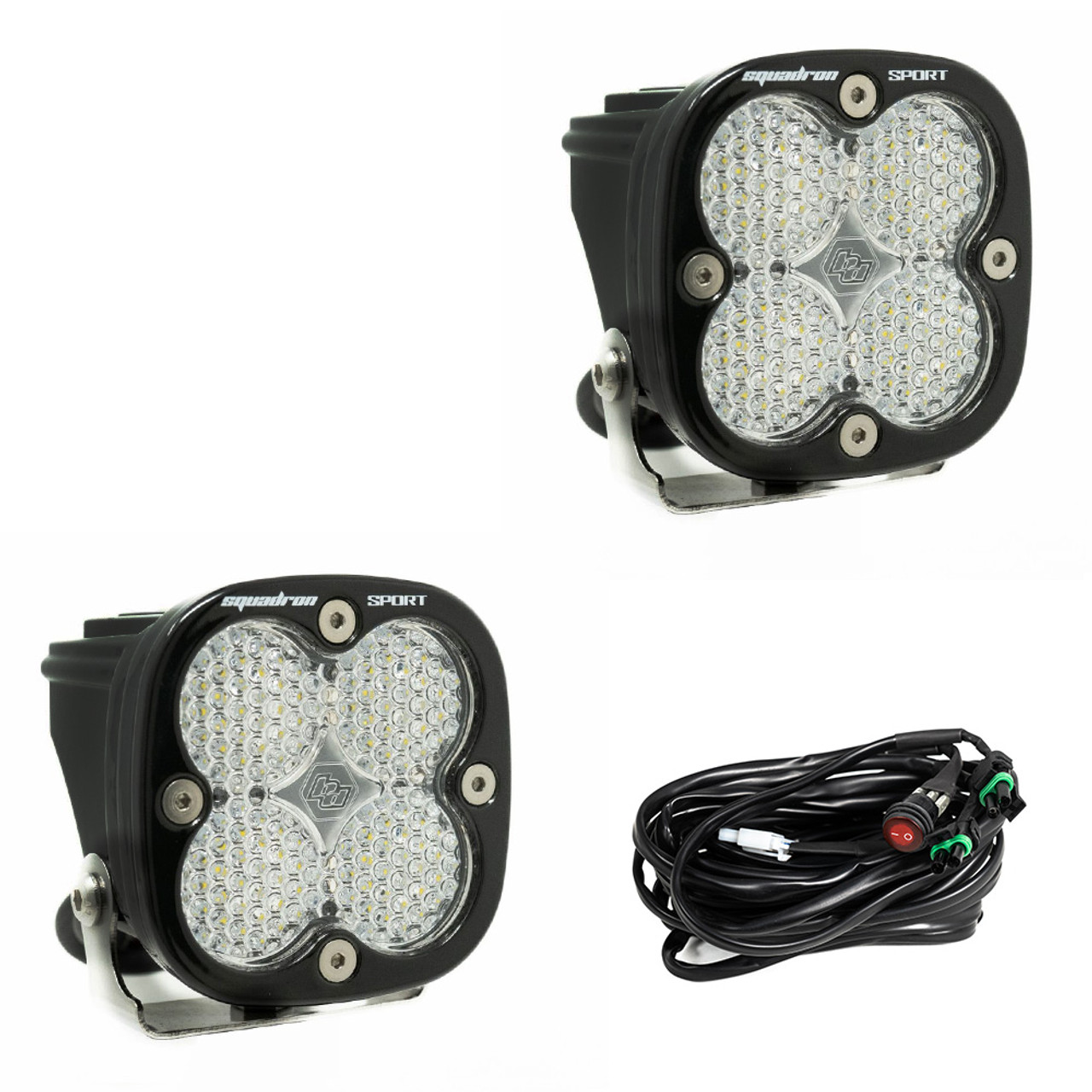 Squadron Sport LED Pod Light, Pair, Work/Scene, Clear | Universal  | 557806