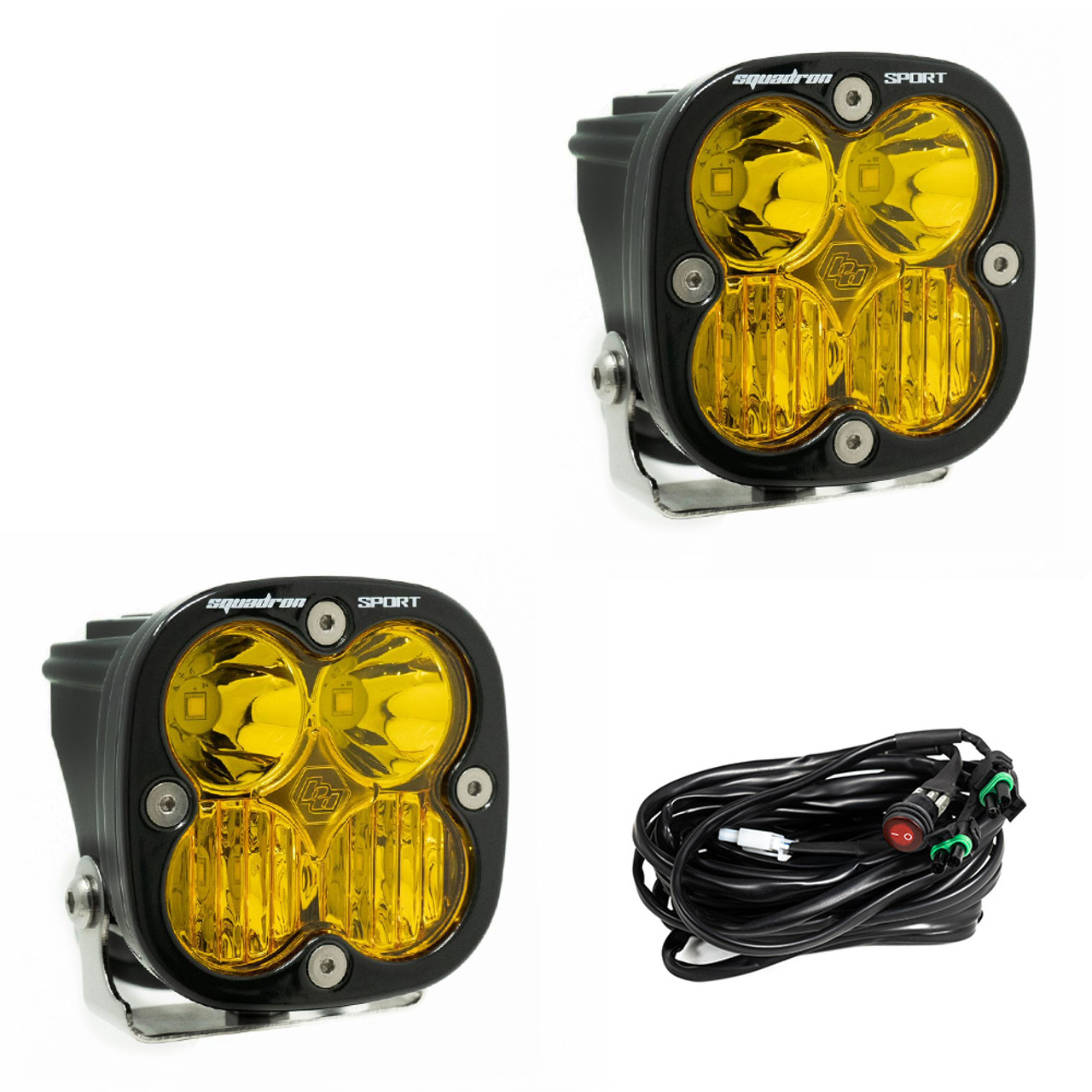Squadron Sport LED Pod Light, Pair, Driving/Cornering, Amber | Universal  | 557813