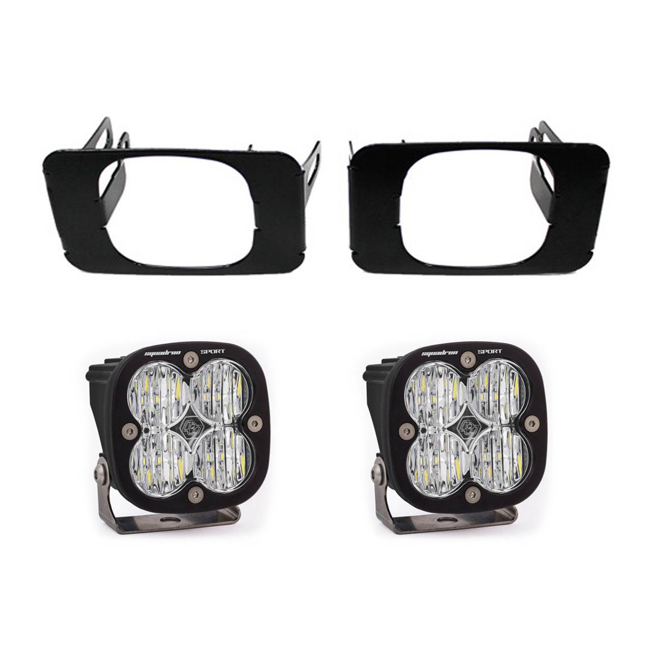 Squadron Sport Fog Pocket LED Light Kit Wide/Cornering, Clear, Wide/Cornering, Clear | (15-20) F-150, (17-22) Super Duty F-250/F-350  | 630816