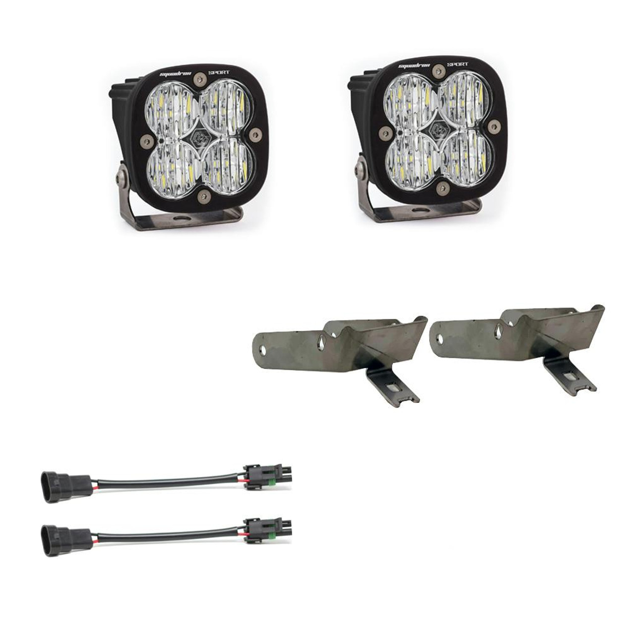 Squadron Sport Fog Pocket LED Light Kit Wide/Cornering, Clear, Wide/Cornering, Clear | (99-10) Super Duty F-250/F-350  | 630817