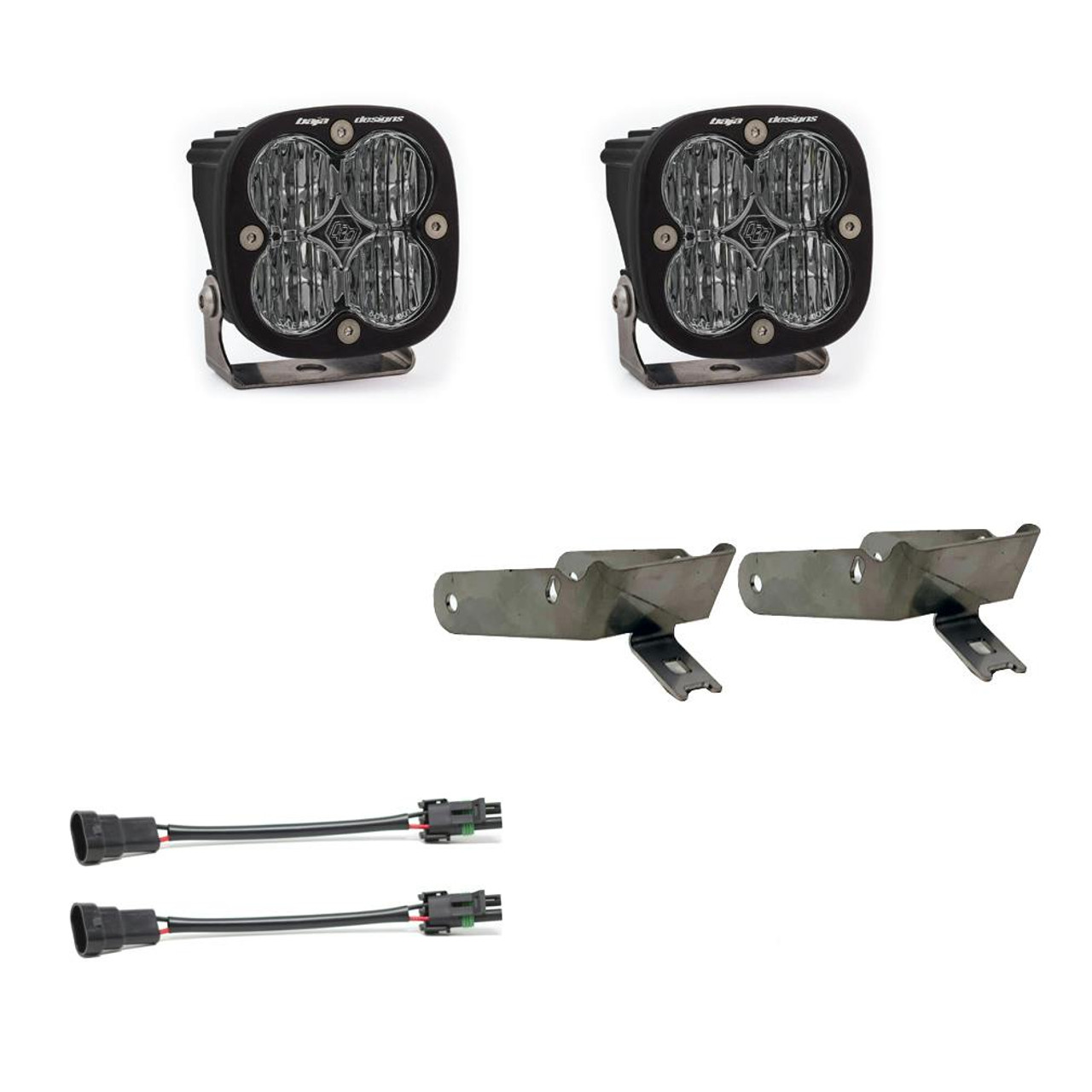 Squadron SAE Fog Pocket LED Light Kit Fog, Clear, Fog, Clear | (99-10) Super Duty F-250/F-350  | 630821