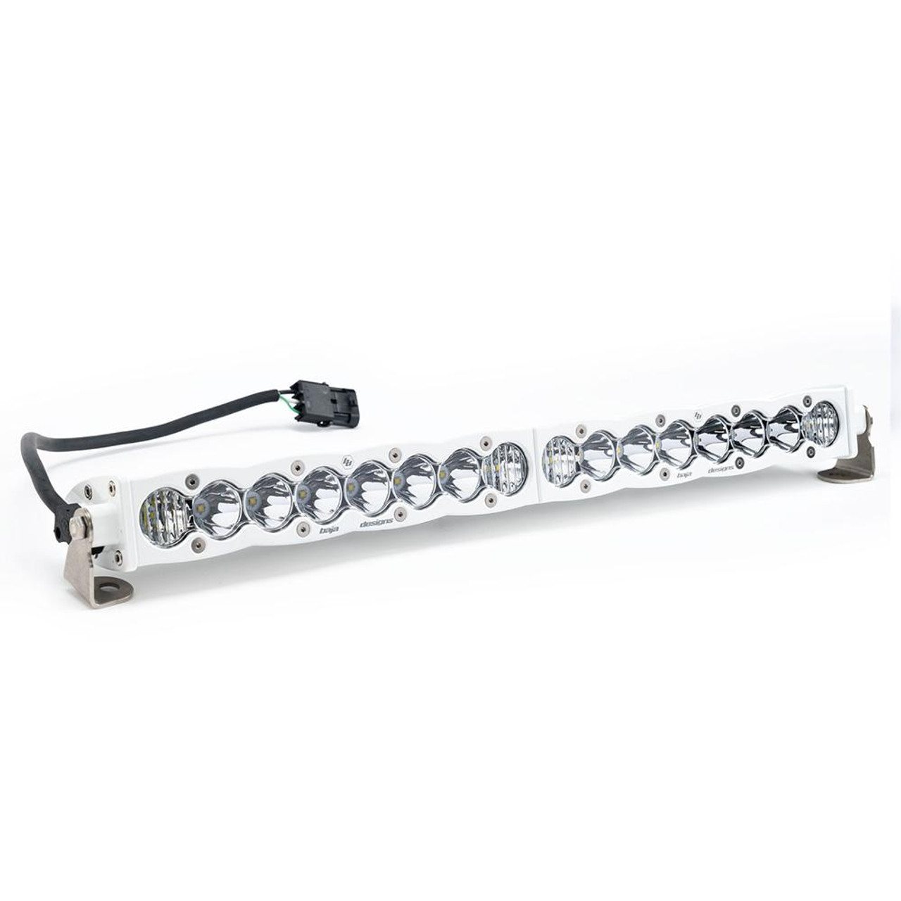 S8 LED Light Bar, 20" Light Bar, Driving/Cornering, Clear, White Housing | Universal  | 702003WT