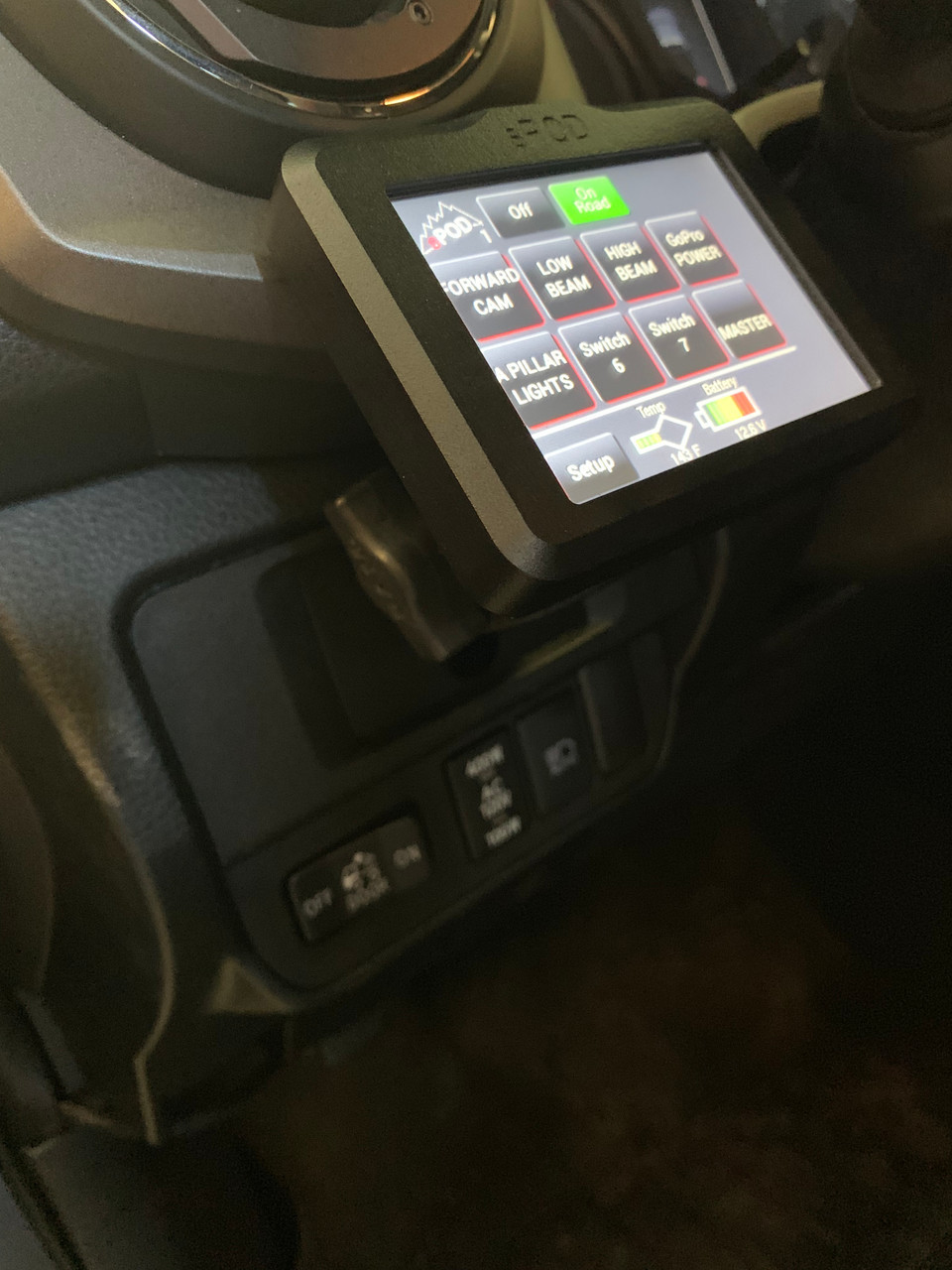 Cubby Mounting Panel, Drivers Side, For Touchscreen or HD Screen | (16-19) Tacoma  | 860205