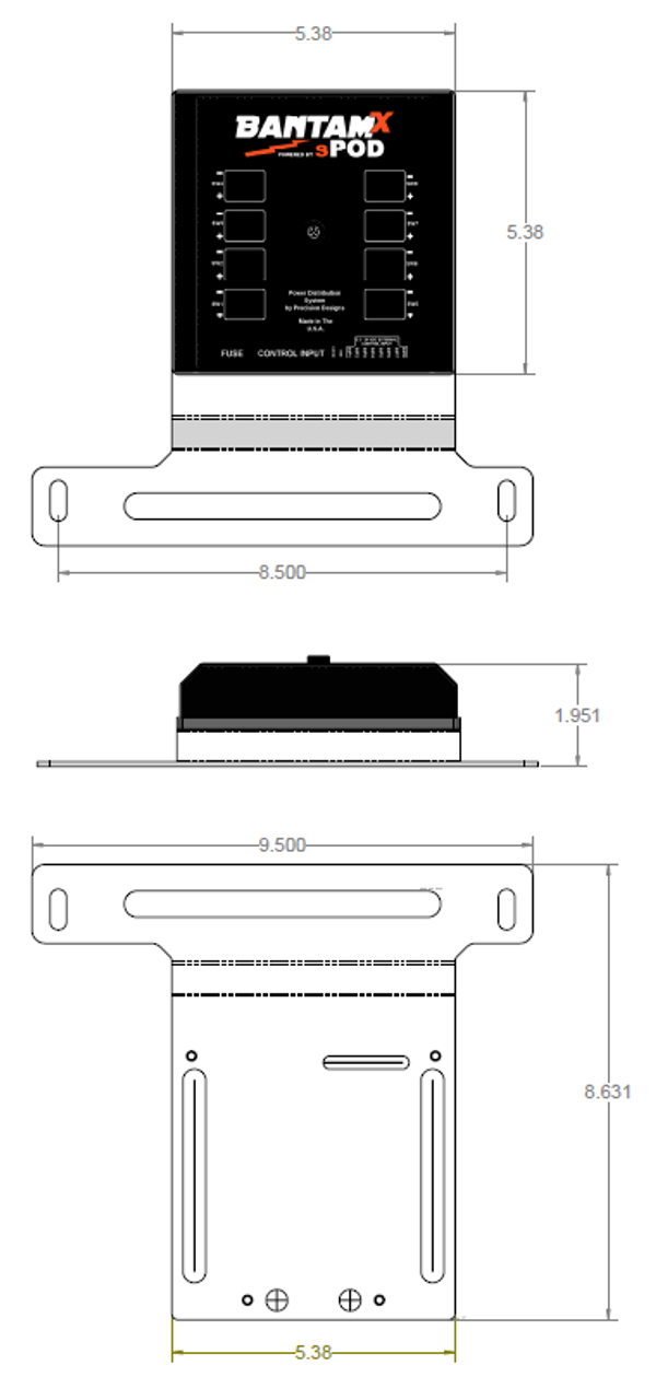 BantamX HD Accessory Control System | (18-24) Wrangler JL, (20-24) Gladiator JT  | 870025