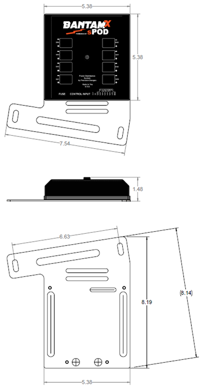 BantamX Touchscreen Accessory Control System | (07-18) Wrangler JK, 2018 Wrangler JL  | 870035