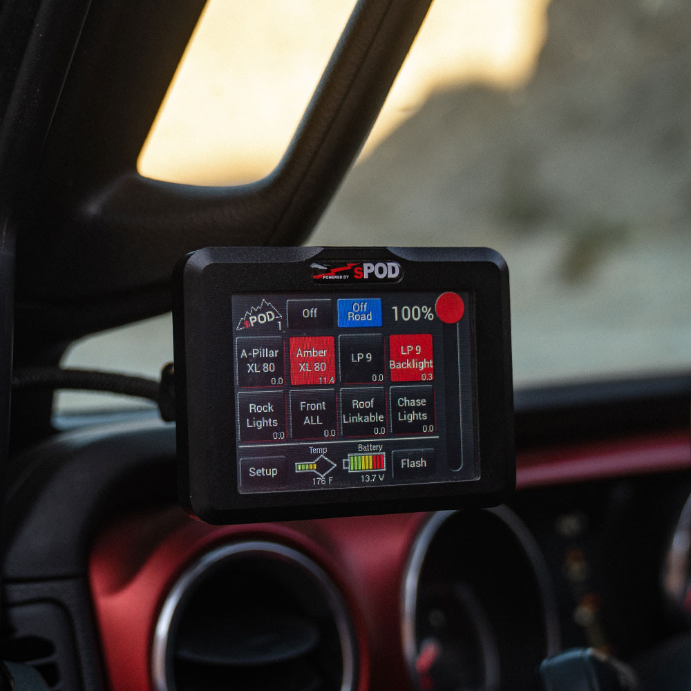 BantamX Touchscreen Accessory Control System | (18-24) Wrangler JL, (20-24) Gladiator JT  | 870040