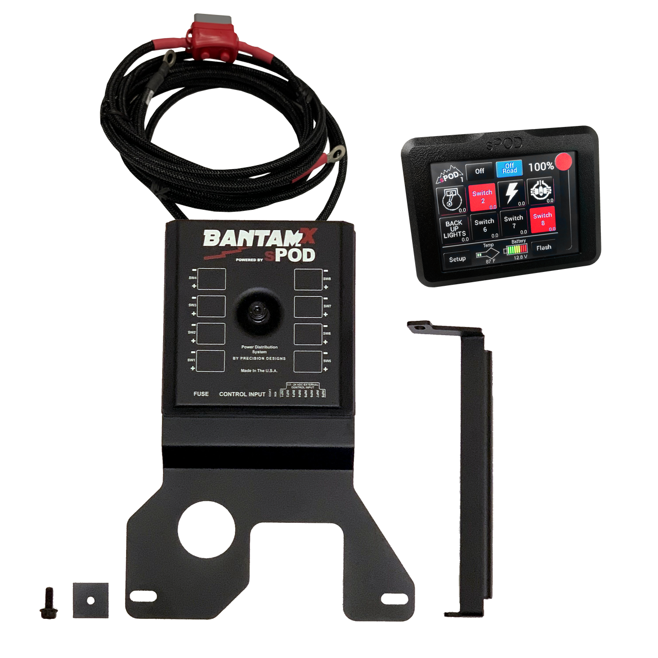 BantamX Touchscreen Accessory Control System | (18-24) Wrangler JL 392 V8 | 870045