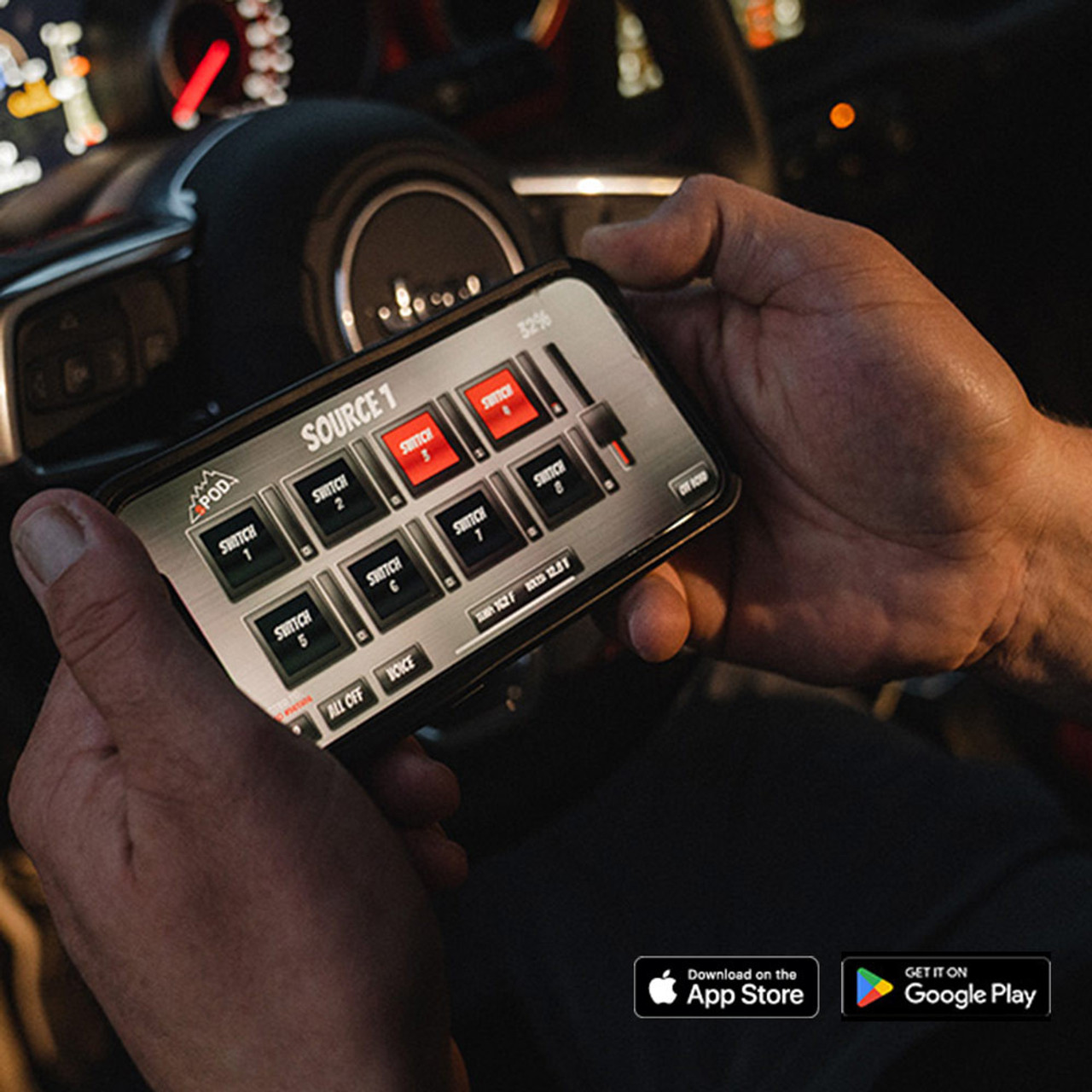 sPOD BantamX Wireless Accessory Controller, Bluetooth | (03-06) Wrangler TJ/LJ  | 870124