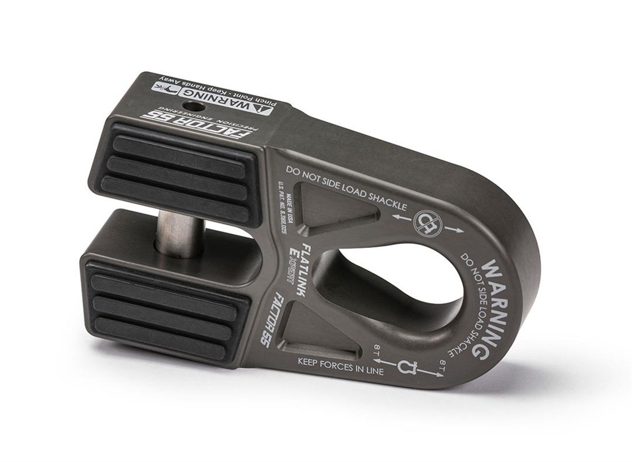 FlatLink E Expert Winch Shackle Mount, Gray | Universal | 00080-06