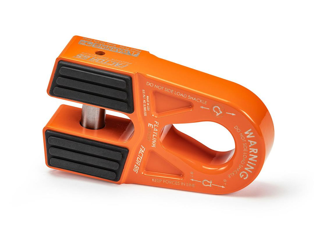 FlatLink E Expert Winch Shackle Mount, Orange | Universal | 00080-07