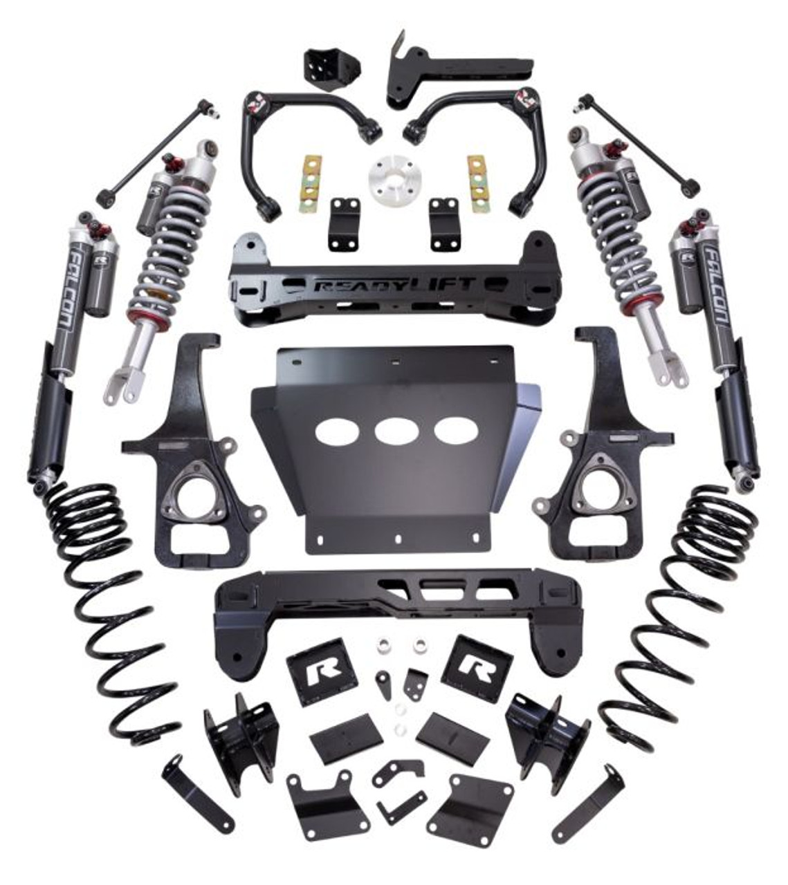6'' MAX3.3 Suspension System, With Falcon 3.3 Struts/Shocks | (19-24) Ram 1500, 4WD | 42-19640