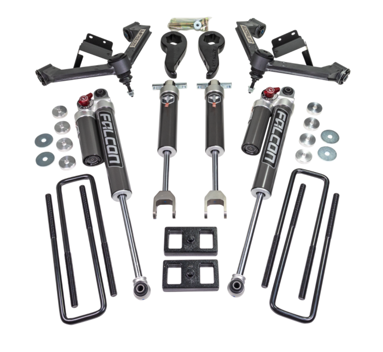 3'' SST 2.1 Lift Kit, With Fabricated Control Arms and Falcon 2.1 Monotube Shocks | (20-24) Silverado/Sierra 2500HD/3500HD, RWD/4WD | 62-30360