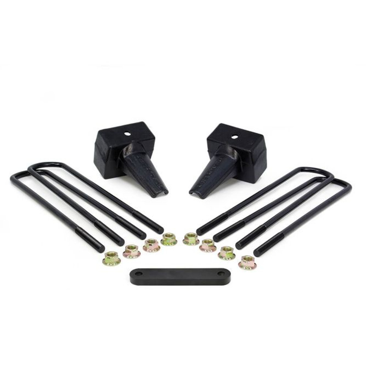 5'' Flat Rear Block Kit, 2 Piece Drive Shaft, With Carrier Bearing Spacer | (99-10) Super Duty F-250/F-350/F-450, RWD/4WD | 66-2295