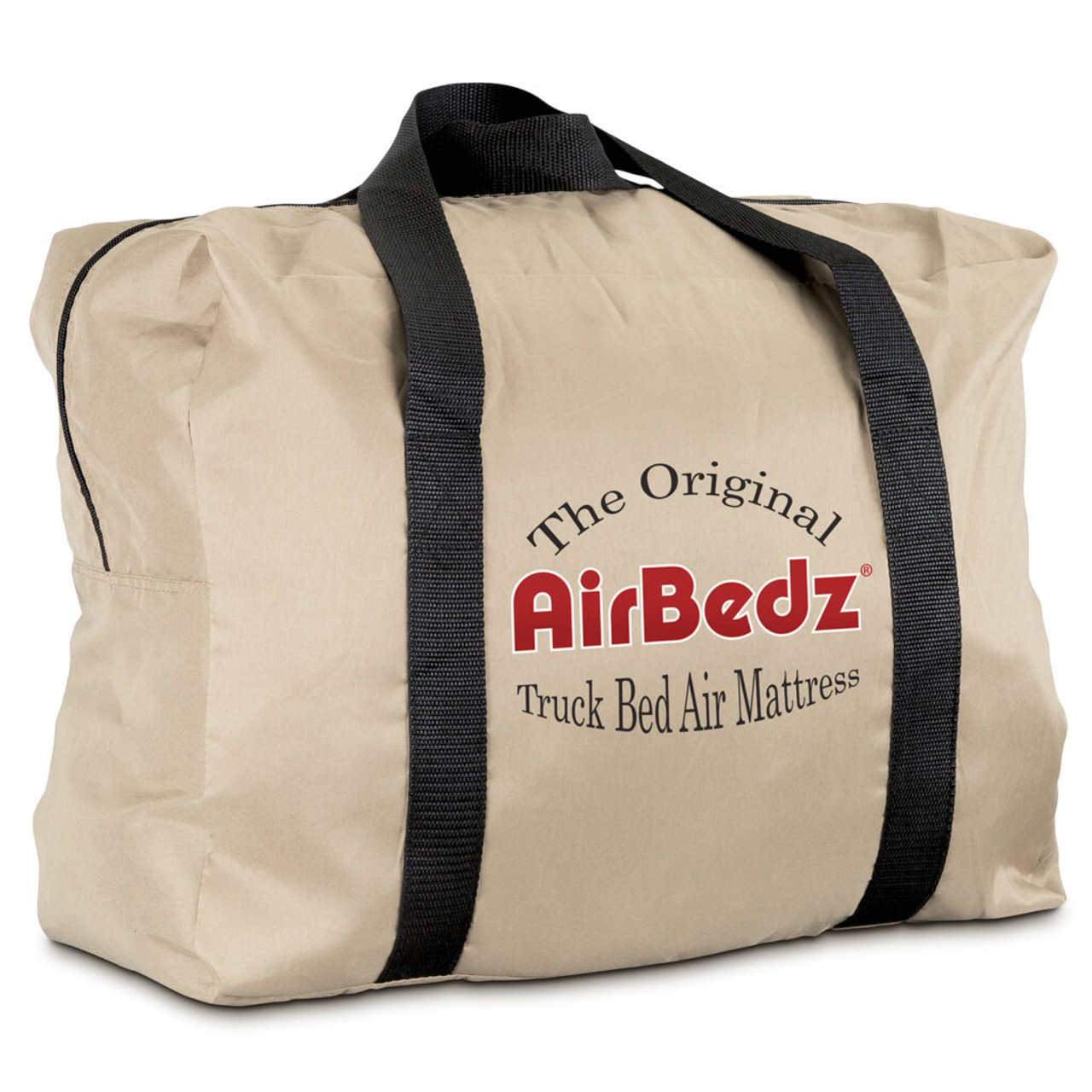 AirBedz Inflatable Air Mattress Mid-Size Truck Beds, 6-6.5' Bed, Tan, Built in Pump, Rechargeable Battery | PPI-503