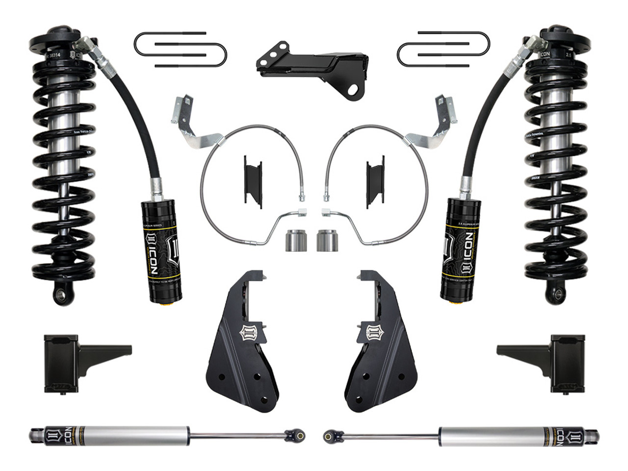 Icon Vehicle Dynamics | Stage 1 Coilover Conversion System, 4-5.5" Lift | (23-23) Super Duty F-250/F-350, 4WD | K63171