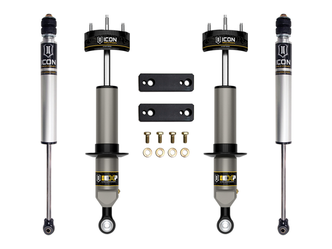 Icon Vehicle Dynamics | Stage 1 EXP Suspension System, 0-2" Lift | (05-23) Tacoma | K53220