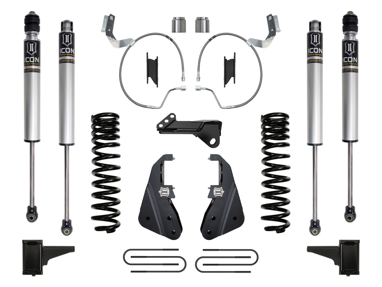Icon Vehicle Dynamics | Stage 1 Suspension System, 4.5" Lift | (23-23) Super Duty F-250/F-350, 4WD, Gas | K64531