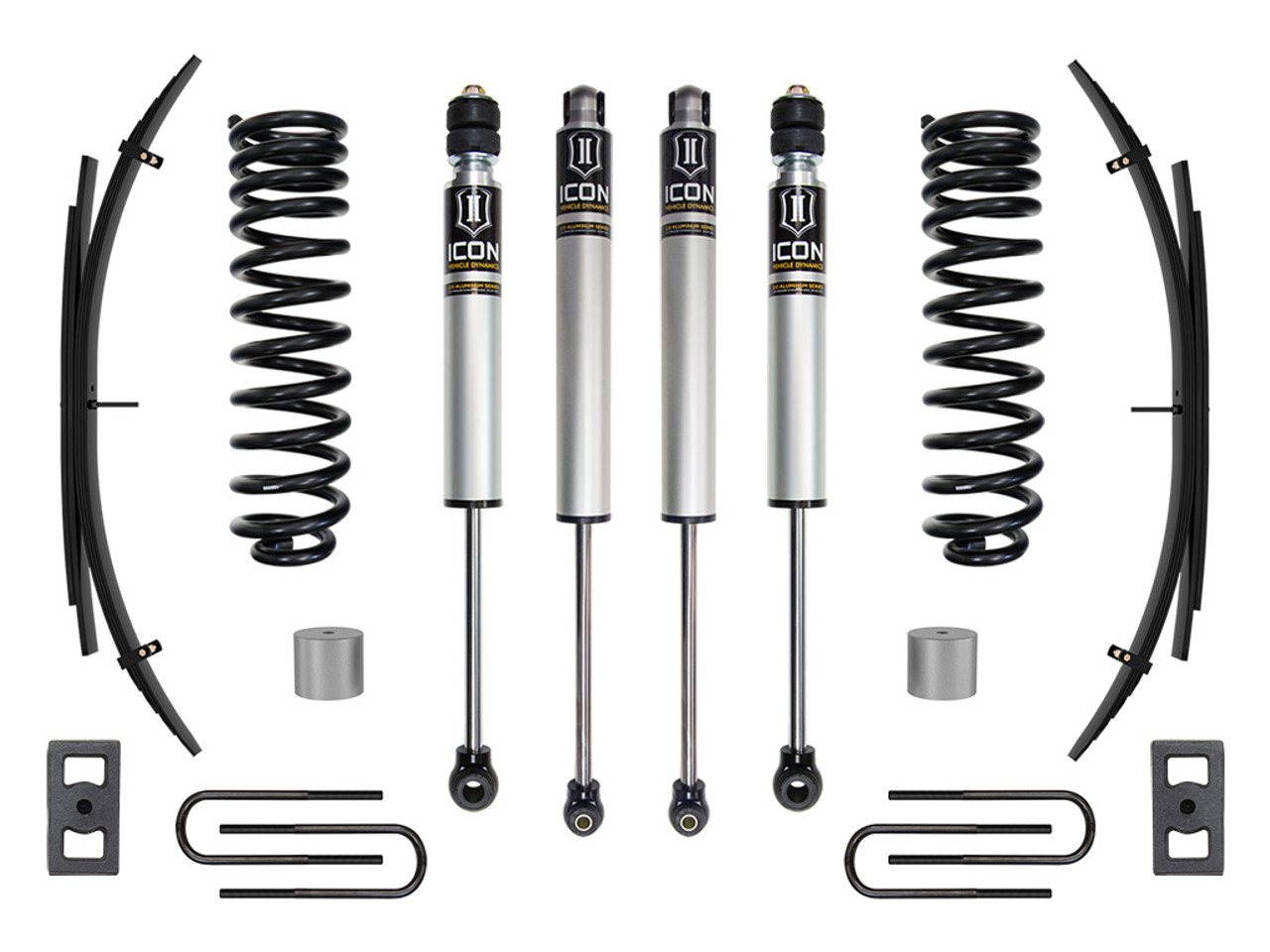 Icon Vehicle Dynamics | Stage 1 Suspension System w/ Expansion Packs, 2.5" Lift | (23-23) Super Duty F-250/F-350, 4WD, Diesel | K62561L