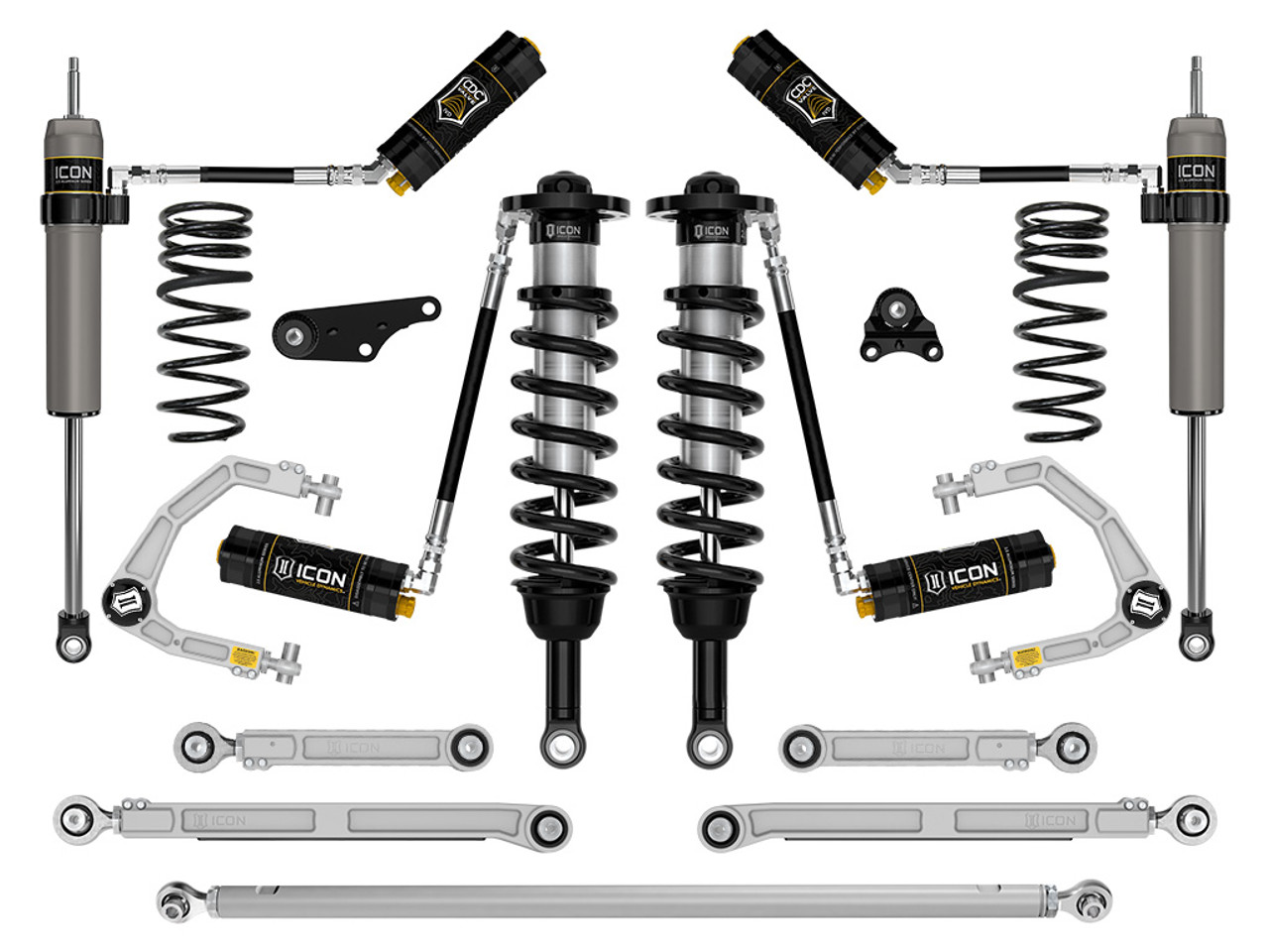 Icon Vehicle Dynamics | Stage 11 Suspension System, Billet UCA, 1.25-3" Lift | (24-24) Tacoma | K53301