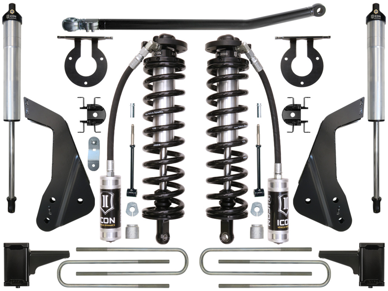 Icon Vehicle Dynamics | Stage 2 Coilover Conversion System, 4-5.5" Lift | (05-07) Super Duty F-250/F-350 | K63112