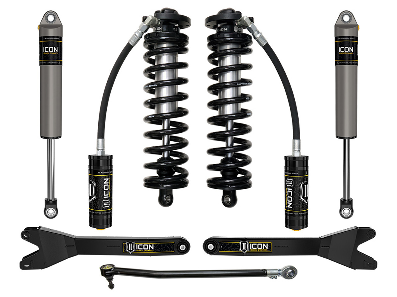 Icon Vehicle Dynamics | Stage 2 Coilover Conversion System w/ Radius Arms, 2.5-3" Lift | (23-23) Super Duty F-250/F-350, 4WD | K63162R