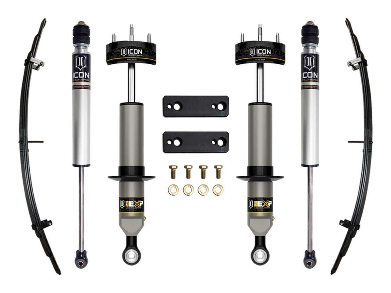 Icon Vehicle Dynamics | Stage 2 EXP Suspension System, 0-2" Lift | (05-23) Tacoma | K53221