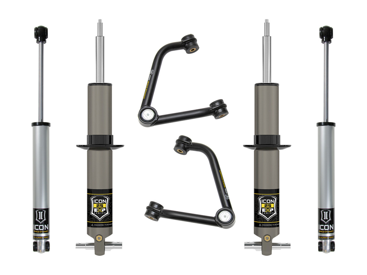 Icon Vehicle Dynamics | Stage 2 EXP Suspension System, Tubular, 2.375-3.75" Lift | (19-23) Silverado/Sierra 1500 | K73072T