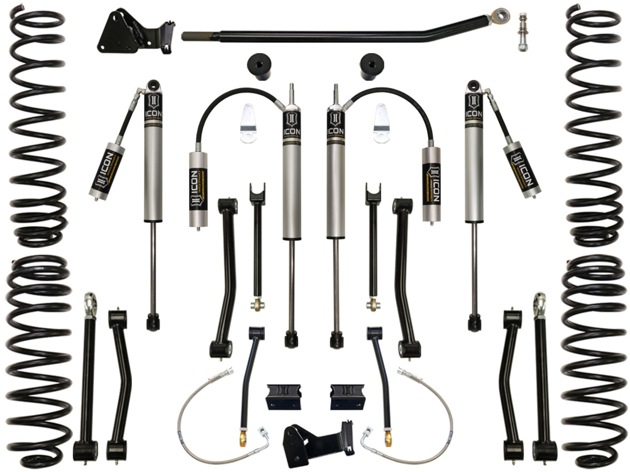 Icon Vehicle Dynamics | Stage 2 Suspension System, 4.5" Lift | (07-18) Wrangler JK | K24002