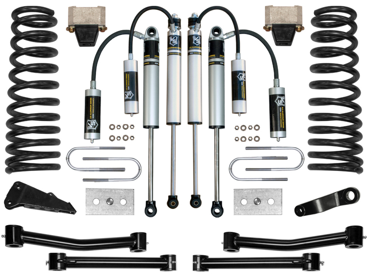 Icon Vehicle Dynamics | Stage 2 Suspension System, 4.5" Lift | (09-13) Ram 2500/3500 | K214551T