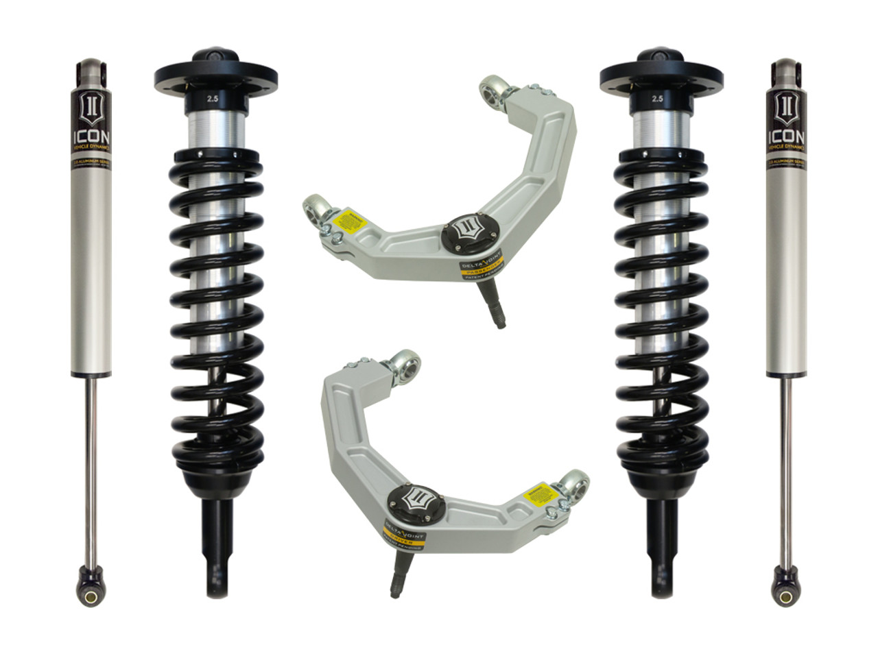 Icon Vehicle Dynamics | Stage 2 Suspension System, Billet UCA, 0-2.63" Lift | (09-13) F-150, 2WD | K93011