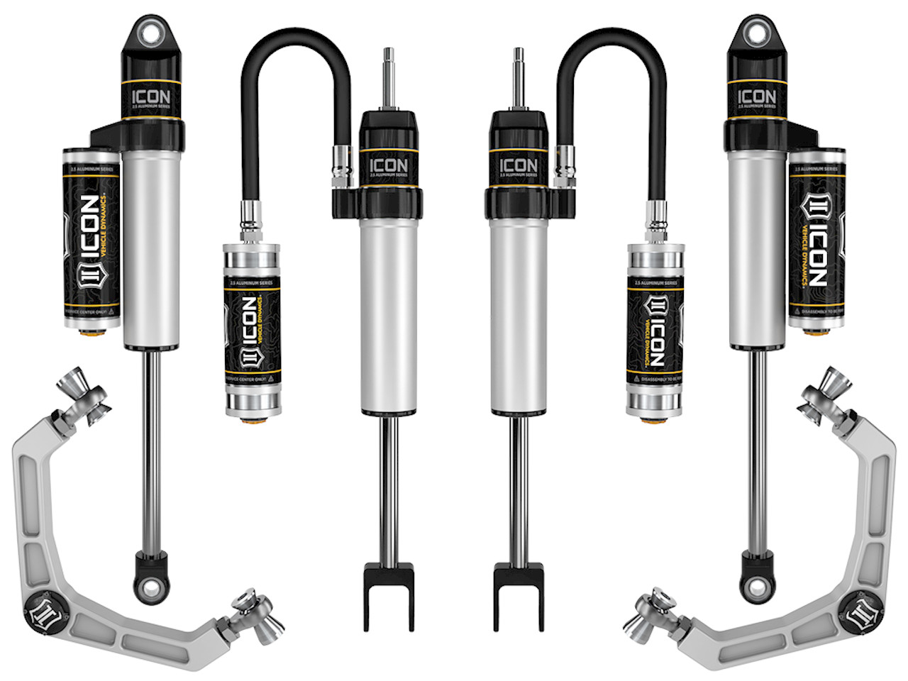 Icon Vehicle Dynamics | Stage 2 Suspension System, Billet UCA, 0-2" Lift | (20-22) Silverado/Sierra 2500/3500HD | K78352