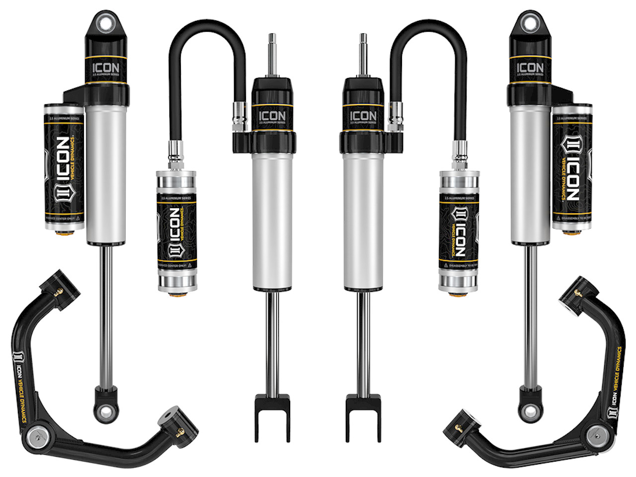Icon Vehicle Dynamics | Stage 2 Suspension System, Tubular UCA, 0-2" Lift | (20-22) Silverado/Sierra 2500/3500HD | K78352T
