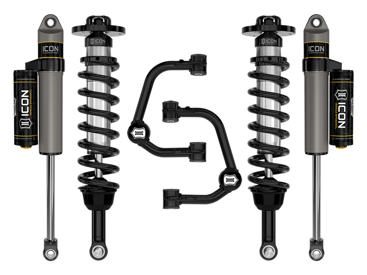 Icon Vehicle Dynamics | Stage 2 Suspension System, Tubular UCA, 2.75-3.5" Lift | (21-23) F-150, 4WD | K93132T