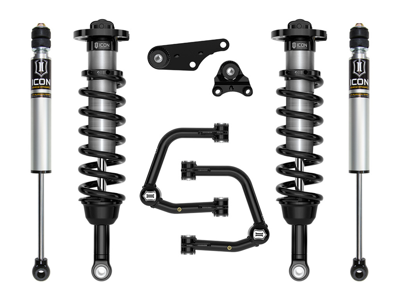 Icon Vehicle Dynamics | Stage 2 Suspension System, Tubular UCA, 1.25-3" Lift | (24-24) Tacoma | K53292T
