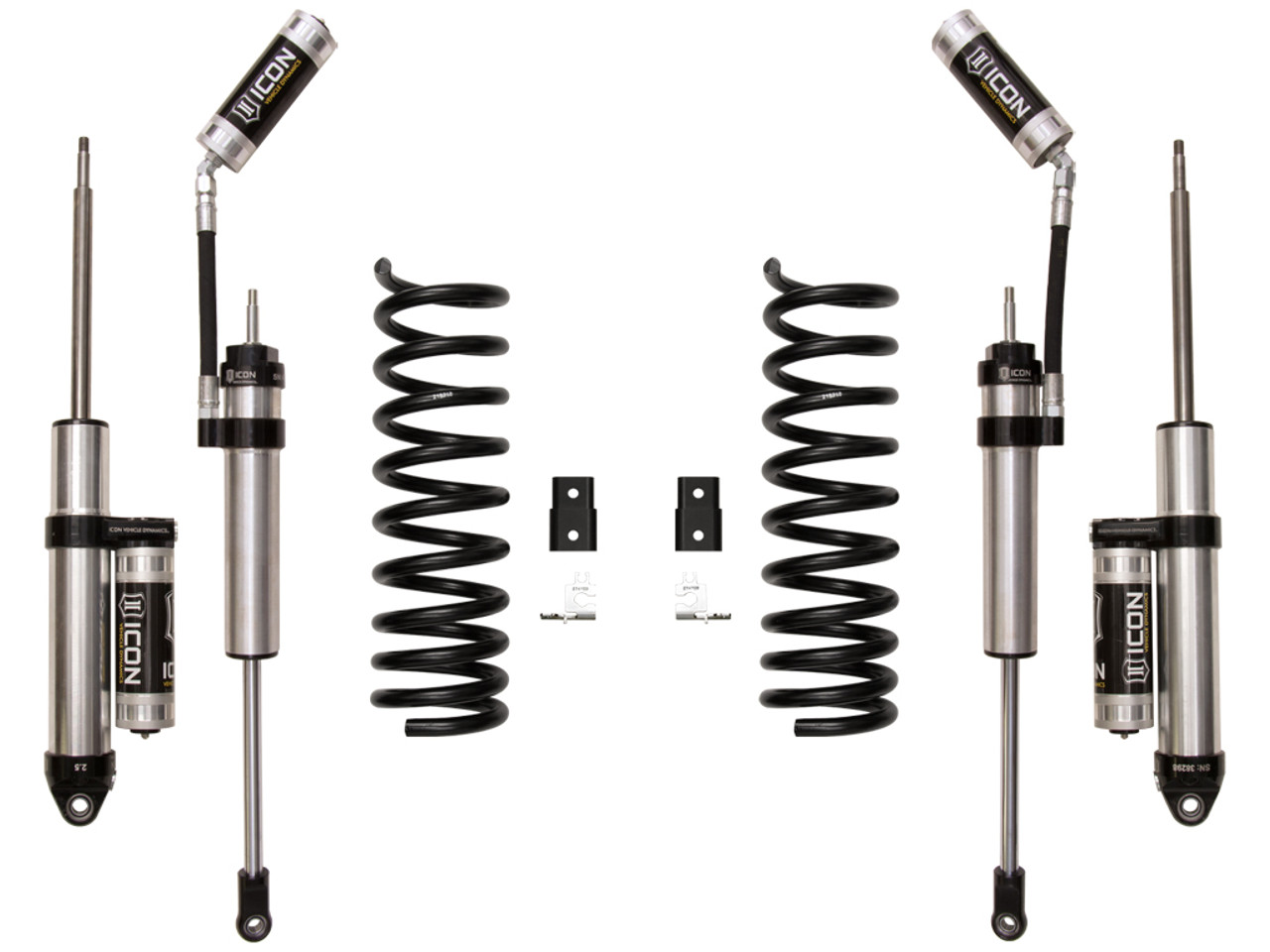 Icon Vehicle Dynamics | Stage 2 Suspension System, w/ OEM Air Ride, 2.5" Lift | (14-22) Ram 2500, 4WD | K212542A