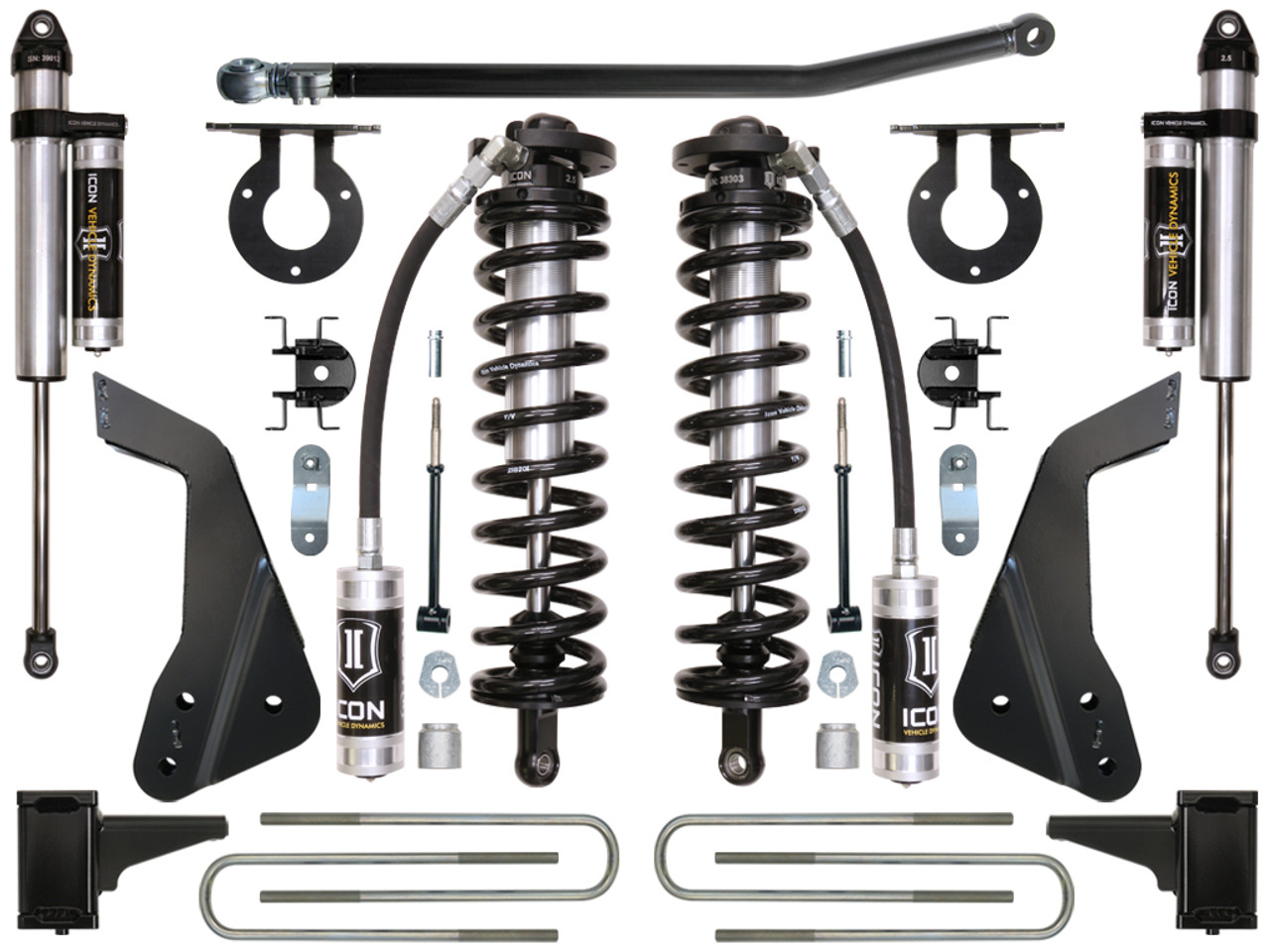 Icon Vehicle Dynamics | Stage 3 Coilover Conversion System, 4-5.5" Lift | (05-07) Super Duty F-250/F-350 | K63113