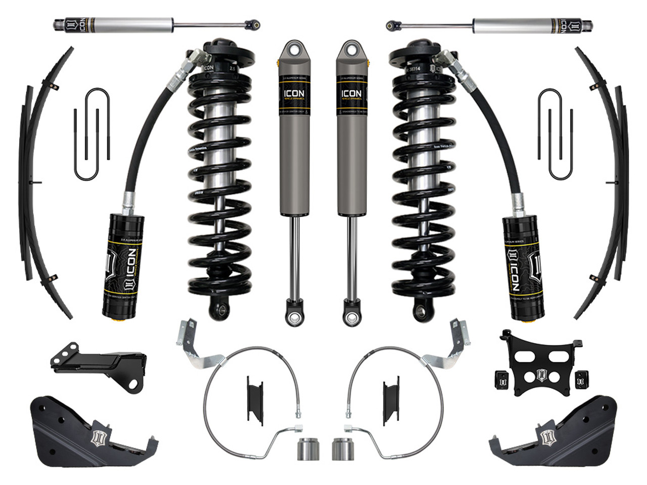Icon Vehicle Dynamics | Stage 3 Coilover Conversion System w/ Expansion Packs, 4-5.5" Lift | (23-23) Super Duty F-250/F-350, 4WD | K63173L