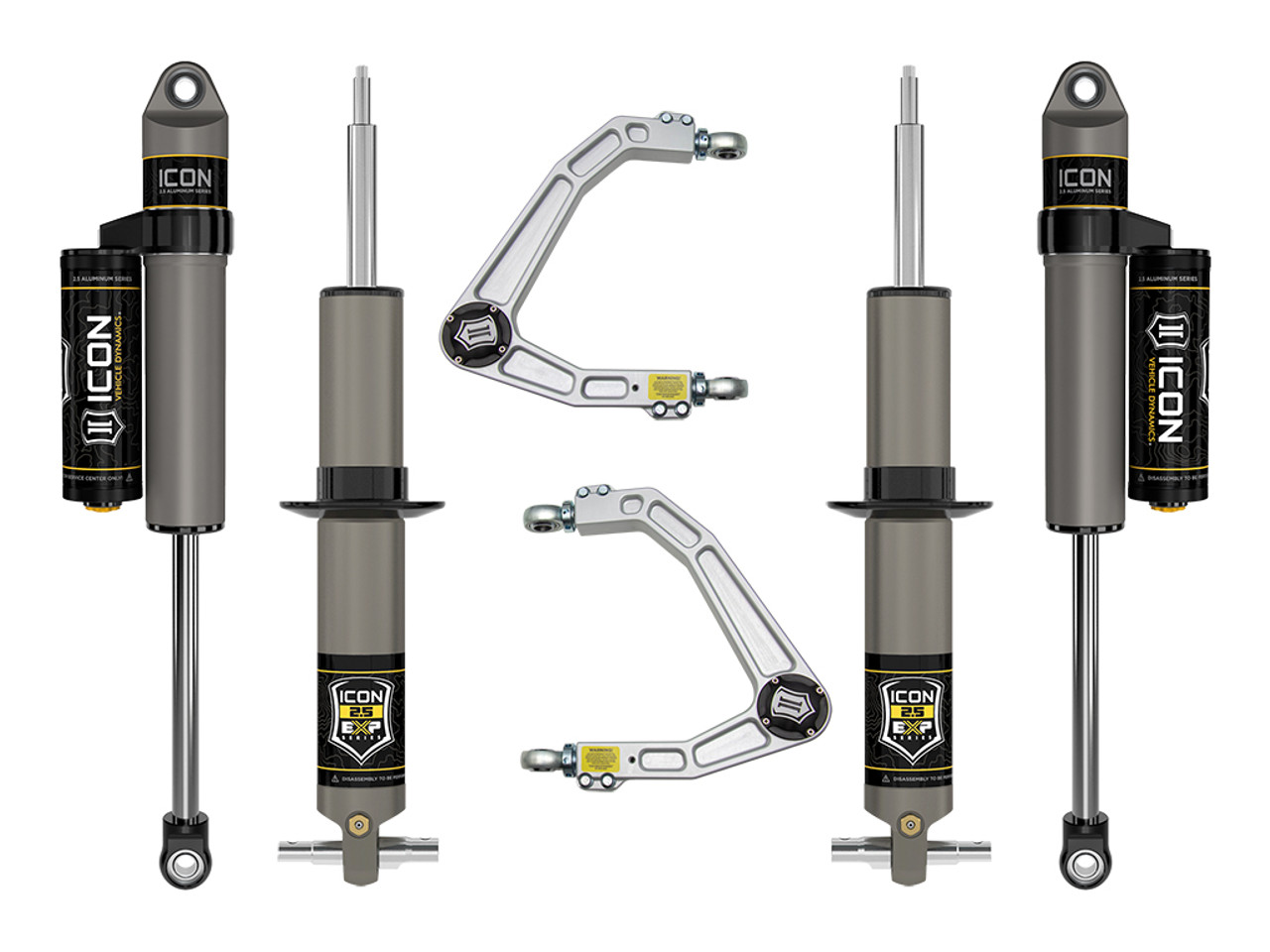 Icon Vehicle Dynamics | Stage 3 EXP Suspension System, Billet, 2.375-3.75" Lift | (19-23) Silverado/Sierra 1500 | K73073
