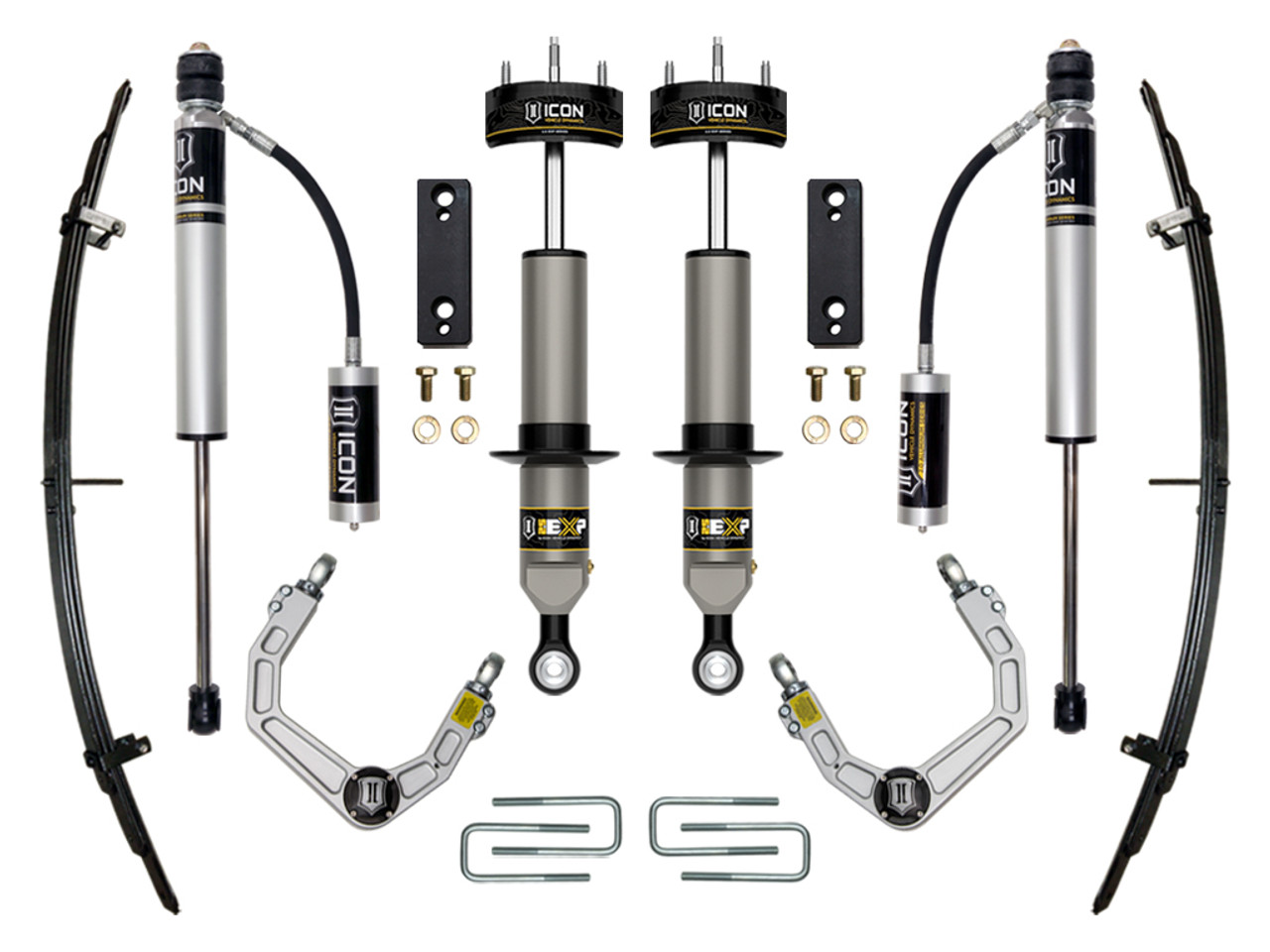 Icon Vehicle Dynamics | Stage 3 EXP Suspension System, Billet UCA, 0-2" Lift | (05-23) Tacoma | K53222
