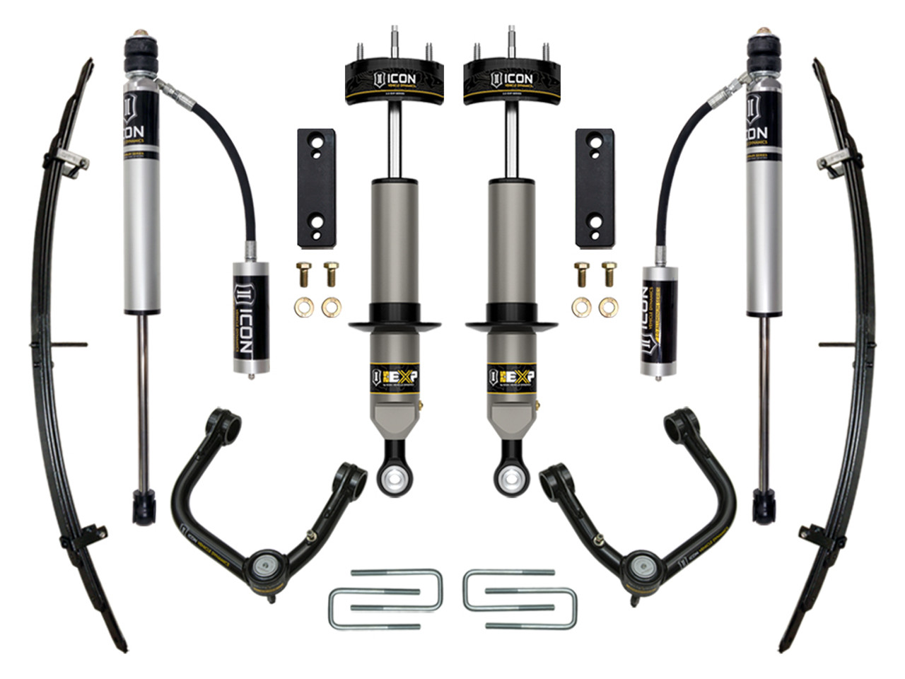 Icon Vehicle Dynamics | Stage 3 EXP Suspension System, Tubular UCA, 0-2" Lift | (05-23) Tacoma | K53222T