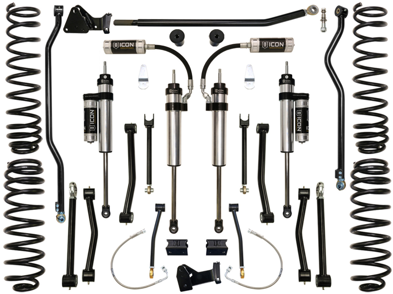 Icon Vehicle Dynamics | Stage 3 Suspension System, 4.5" Lift | (07-18) Wrangler JK | K24003