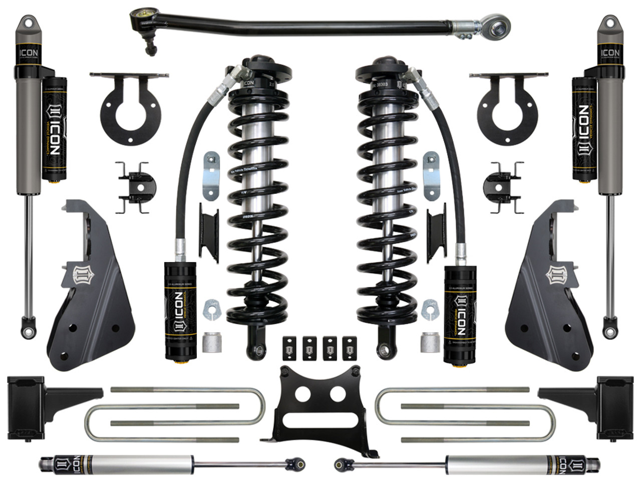 Icon Vehicle Dynamics | Stage 3 Suspension System, 4-5.5" Lift | (17-22) Super Duty F-250/F-350 | K63153