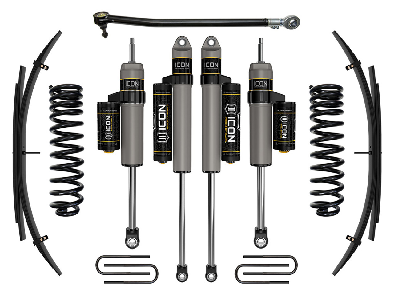 Icon Vehicle Dynamics | Stage 3 Suspension System w/ Expansion Packs, 2.5" Lift | (17-19) Super Duty F-250/F-350, 4WD, Diesel | K62513L
