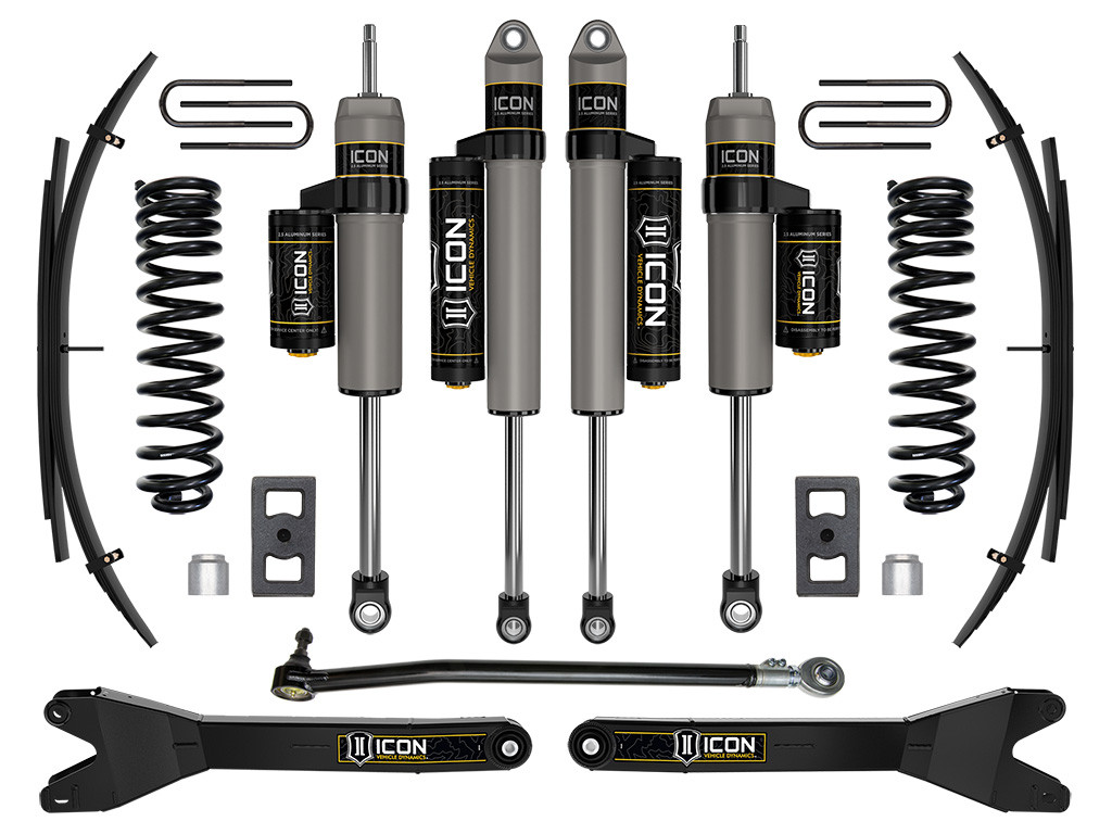 Icon Vehicle Dynamics | Stage 3 Suspension System w/ Radius Arms and Expansion Packs, 2.5" Lift | (23-23) Super Duty F-250/F-350, 4WD, Diesel | K62563RL