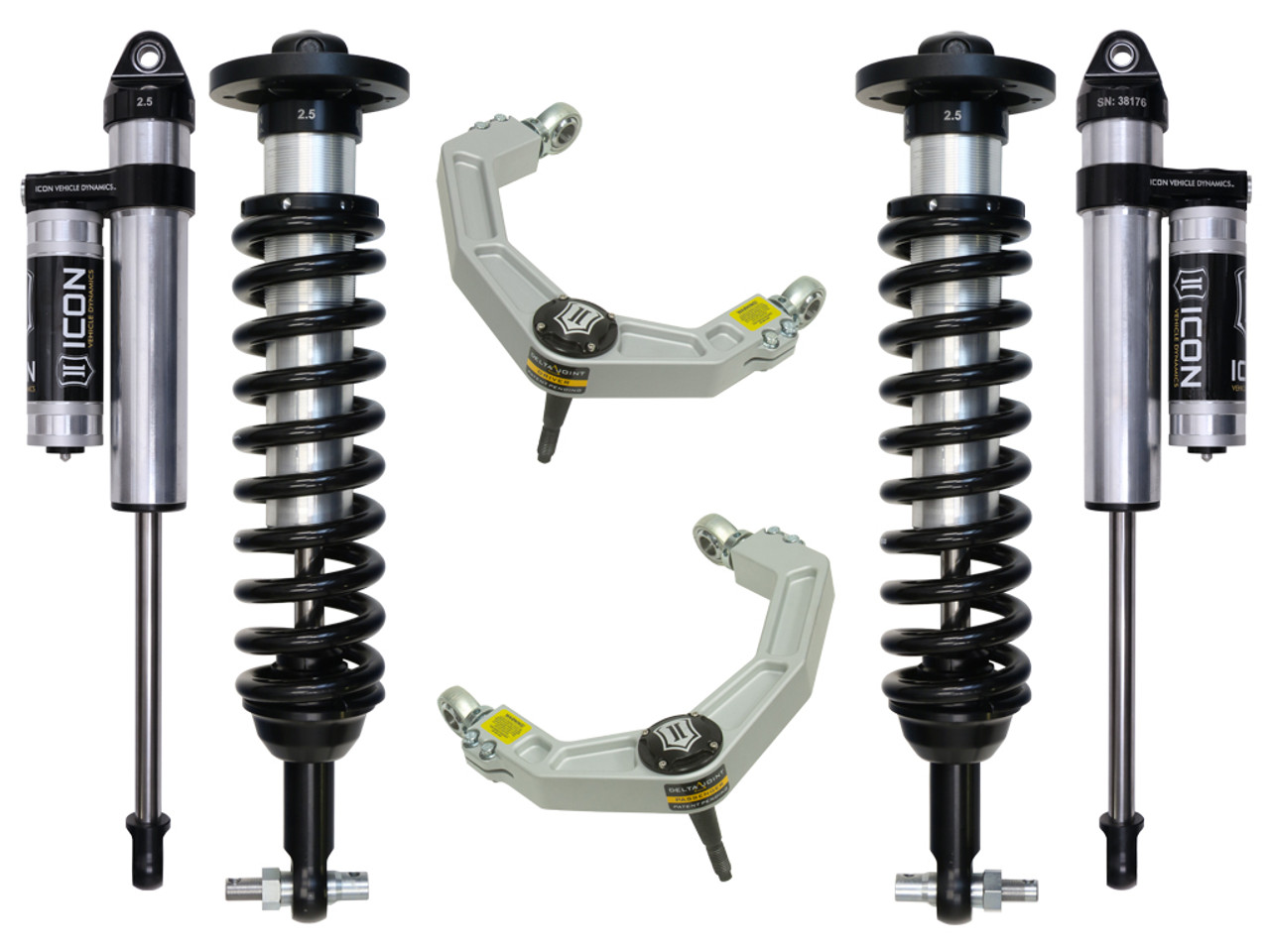 Icon Vehicle Dynamics | Stage 3 Suspension System, Billet UCA, 0-3" Lift | (15-20) F-150, 2WD | K93093