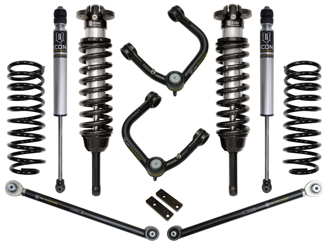 Icon Vehicle Dynamics | Stage 3 Suspension System, Tubular UCA, 0-3.5" Lift | (03-09) 4Runner | K53053T