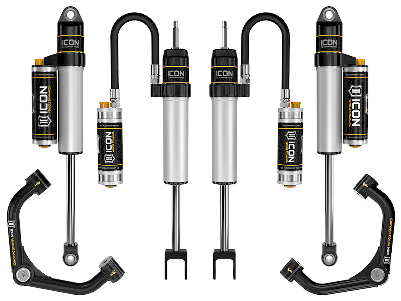 Icon Vehicle Dynamics | Stage 3 Suspension System, Tubular UCA, 0-2" Lift | (20-22) Silverado/Sierra 2500/3500HD | K78353T