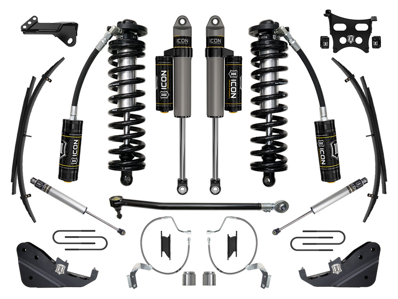 Icon Vehicle Dynamics | Stage 4 Coilover Conversion System w/ Expansion Packs, 4-5.5" Lift | (23-23) Super Duty F-250/F-350, 4WD | K63174L