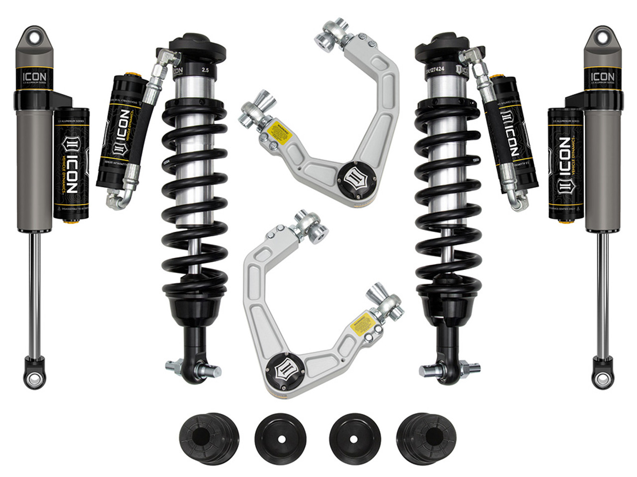 Icon Vehicle Dynamics | Stage 4 Susp System, Billet UCA Al Knuckle, 0-3.5" Lift | (19-21) Ranger | K93204A